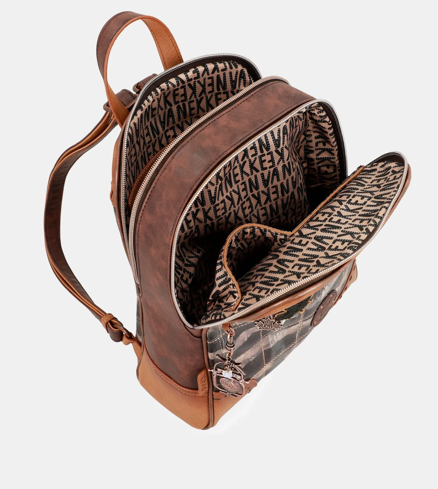 Wild double compartment backpack