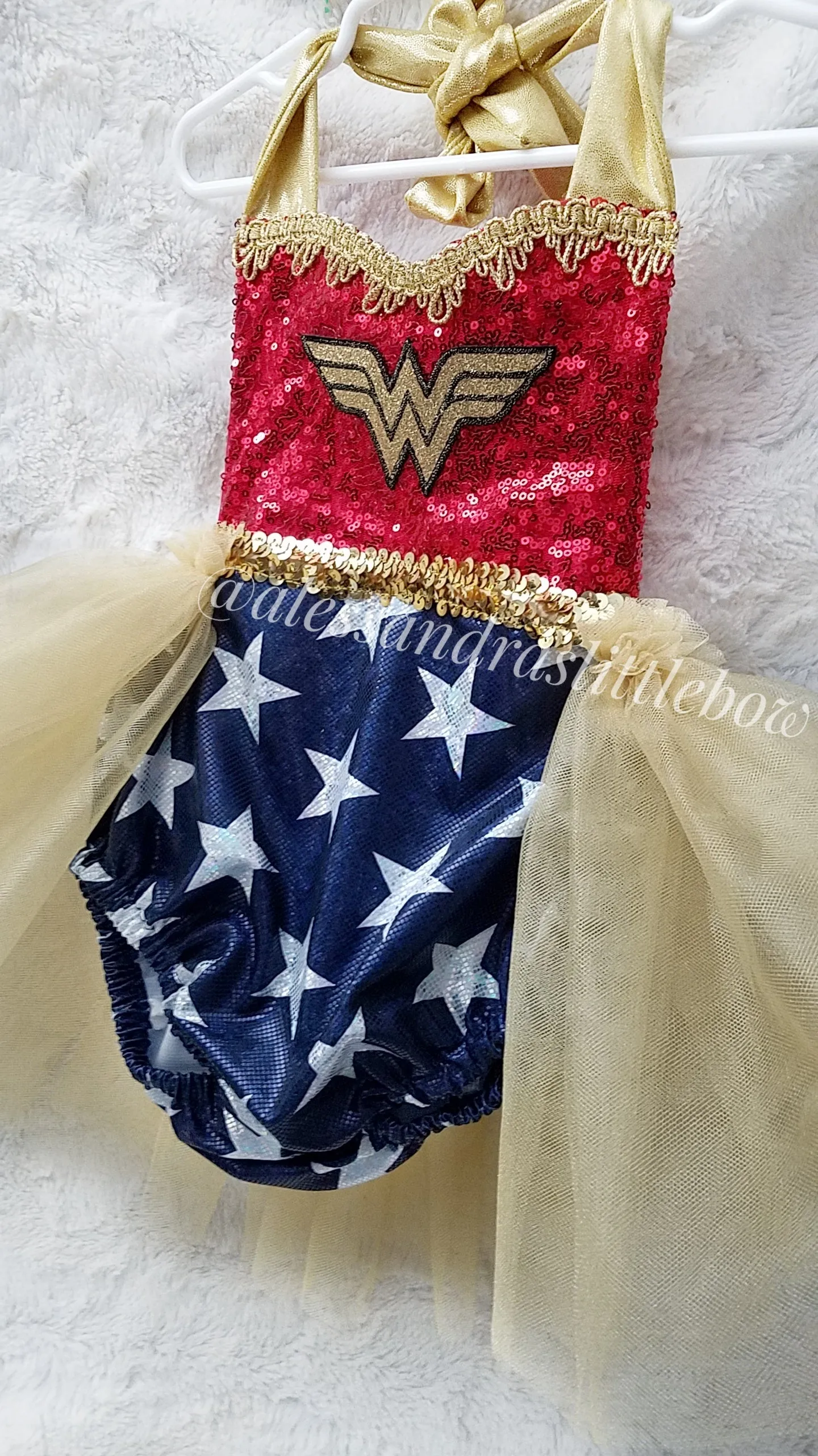 Wonder Woman Tutu Romper